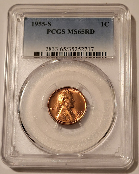 1955-lincoln-wheat-cent-ms65-rd-pcgs-aa