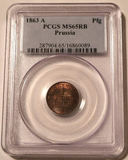 germany-prussia-1863-a-pfennig-ms65-rb-pcgs-a