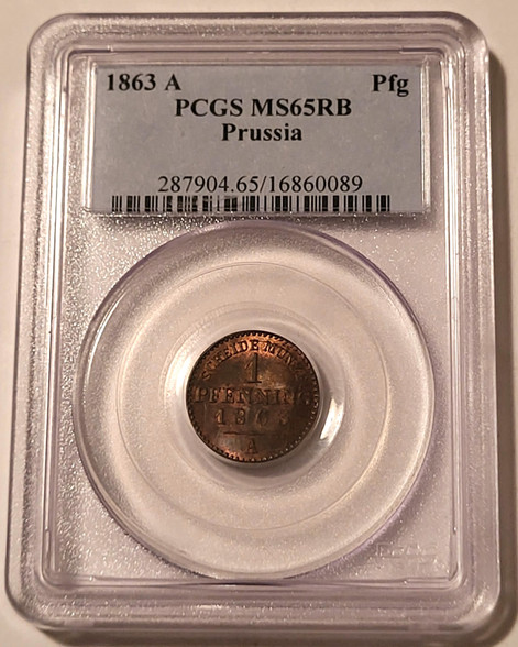 germany-prussia-1863-a-pfennig-ms65-rb-pcgs-a