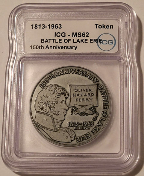 1963-battle-of-lake erie-token-medal-ms62-icg-a