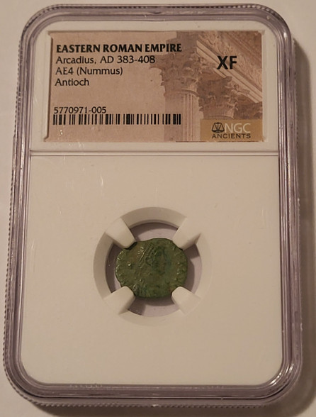 eastern-roman-empire-arcadius-ae4-nummus-antioch-xf-ngc-a