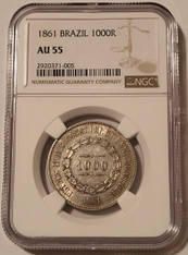 brazil-1861-silver-1000-reis-au55-ngc-a