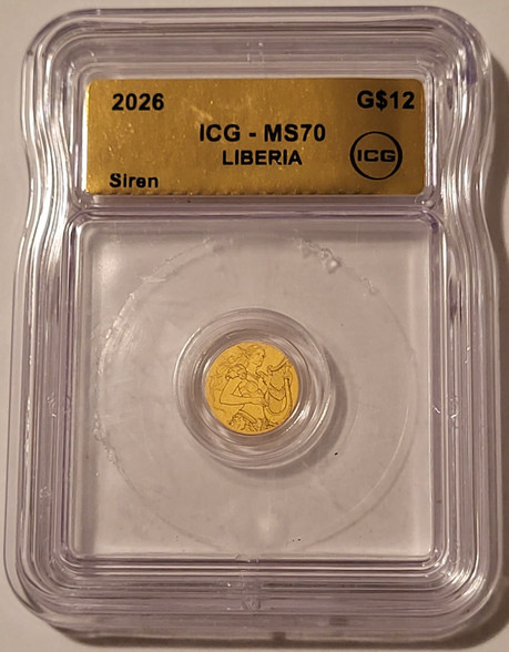 liberia-siren-2026-gold-12-dollars-ms70-icg-a