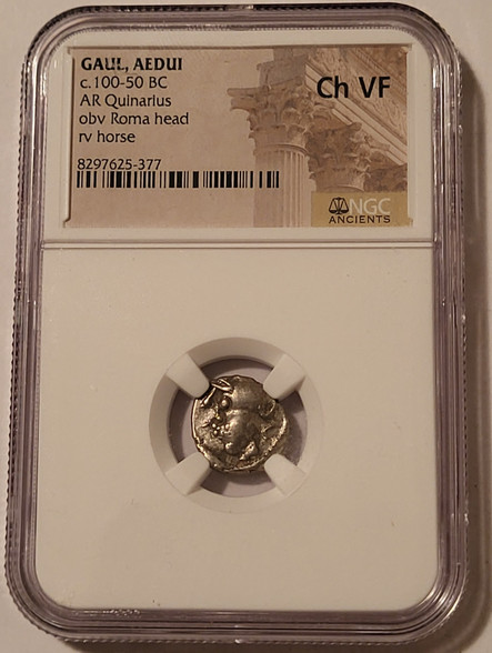 gaul-aedui-ar-quinarius-rv-horse-ch-vf-ngc-a