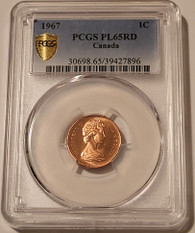 Canada-1967-cent-pl65-red-pcgs-gsh-a