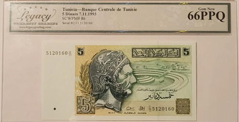 tunisia-1993-5-dinars-bank-note-66-ppq-legacy-a