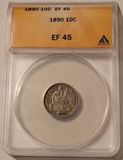 1890-seated-liberty-dime-xf45-anacs-toned-a