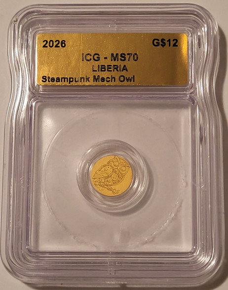liberia-gold-2026-steampunk-owl-ms70-icg-a