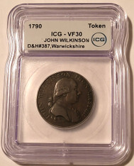 britain-1790-Warwickshire-conder-token-vf30-icg-a