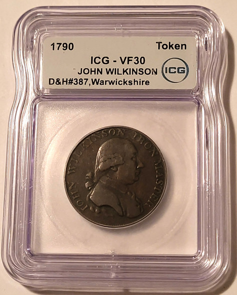 britain-1790-Warwickshire-conder-token-vf30-icg-a
