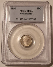 netherlands-1890-silver-10-cents-ms66-pcgs-a