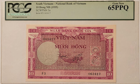 Vietnam-1955-10-dong-note-65-ppq-pcgs-a