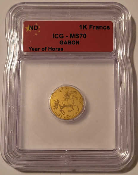 gabon-2026-year-of-the-horse-1k-francs-ms70-icg-a