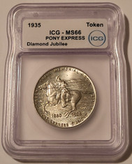 1935-pony-express-diamond-jubilee-token-ms66-icg-a