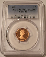 Canada-1988-cent-pr69-dcam-pcgs-a