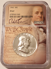 1962-franklin-half-dollar-pf67-ngc-tomaska-frame-a