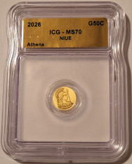 Niue-2026-50-cents-gold-athena-ms70-icg-a