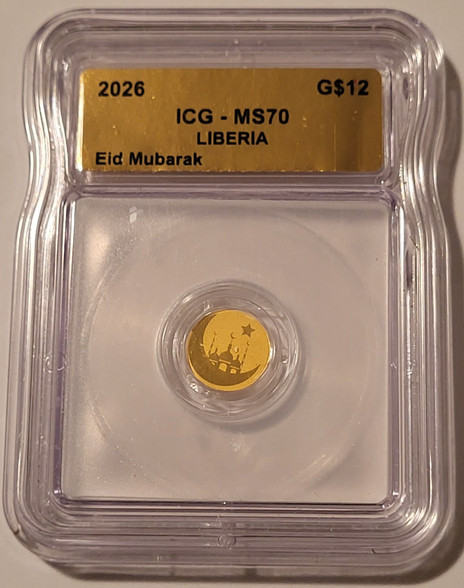 Liberia-gold-2026-mubarak-12-dollars-ms70-icg-a