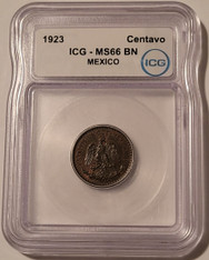 Mexico-centavo-1923-icg-ms66bn-a