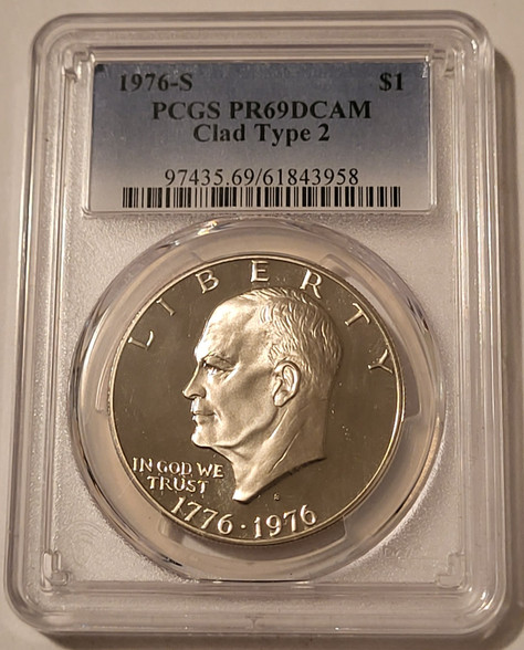 1976-s-clad-ike-dollar-pr69-dcam-pcgs-a