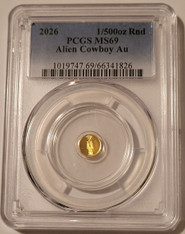 alien-cowboy-gold-token-ms69-pcgs-a