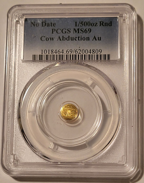 cow-abduction-gold-token-ms69-pcgs-a