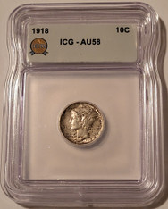 1918-mercury-dime-au58-icg-a