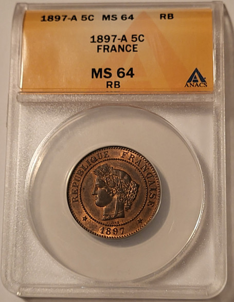 France-1897-a-5-centimes-ms64-rb-anacs-a