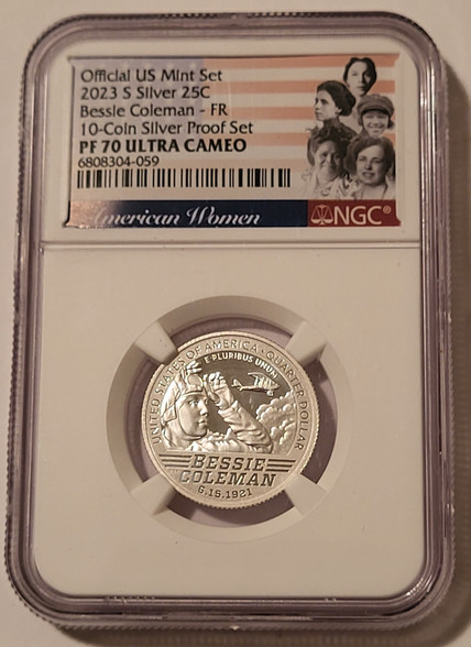 2023-s-bessie-coleman-silver-quarter-pf70-uc-ngc-fr-flag-a