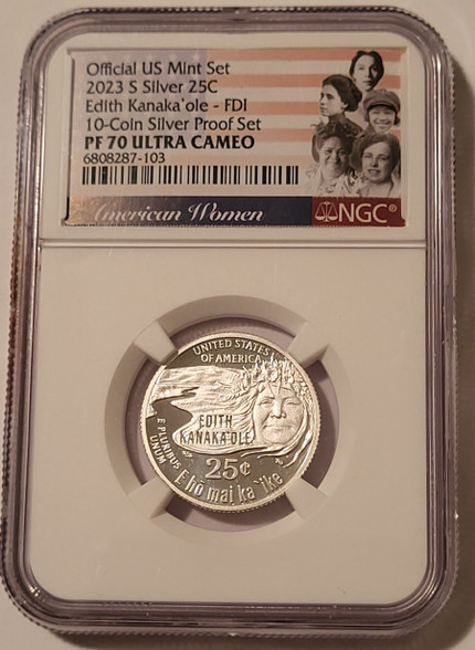2023-s-silver-edith-kanakaole-quarter-pf70-uc-ngc-fdi-flag-a