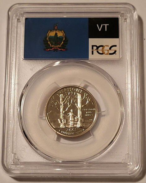 2001-s-clad-vermont-state-quarter-pr70-dcam-pcgs-flag-aaa