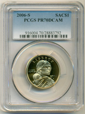 2006 S Sacagawea Native American Dollar Proof PR70 DCAM PCGS