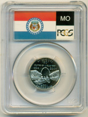 2993 S Clad Missouri State Quarter Proof PR70 DCAM PCGS Flag Label