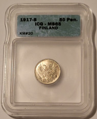 finland-1917-s-silver-50-pennia-no-crown-ms65-icg-a