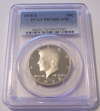 1978 S Kennedy Half Dollar Proof PR70 DCAM PCGS