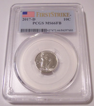 2017 D Roosevelt Dime MS66 FB PCGS First Strike