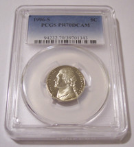 1996 S Jefferson Nickel PR70 DCAM PCGS