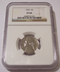 1955 Jefferson Nickel Proof PF69 NGC