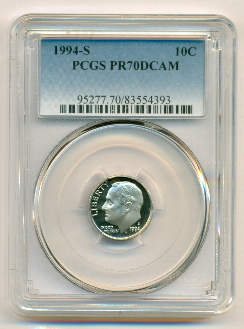Clad Deep Cameo Proof 2017-S Proof Roosevelt Dime