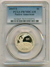 2015 S Sacagawea Native American Dollar PR70 DCAM PCGS