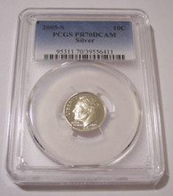 2005 S Silver Roosevelt Dime Proof PR70 DCAM PCGS