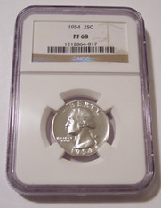 1954 Washington Quarter Proof PF68 NGC