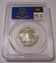 2006 S Silver North Dakota State Quarter Proof PR70 DCAM PCGS Flag Label