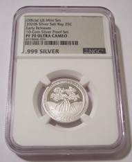 2020 S Silver Salt River Bay NP Quarter Proof PF70 UC NGC Early Releases