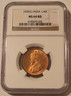 India-1935-c-quarter-anna-ms64-red-ngc-a