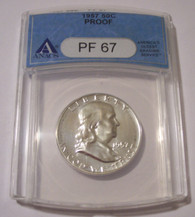 1957 Franklin Half Dollar Proof PF67 ANACS