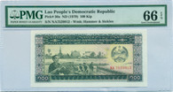 Lao People's Democratic Republic 1979 100 Kip Note Gem Uncirculated 66 EPQ PMG