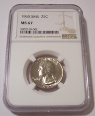 1965 Washingto Quarter SMS MS67 NGC