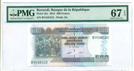 Burundi 2013 500 Francs Bank Note Superb Gem Unc 67 EPQ PMG