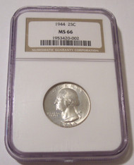 1944 Washington Quarter MS66 NGC